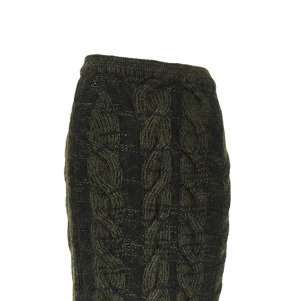 Khaite 'Ziva' knitted long skirt
