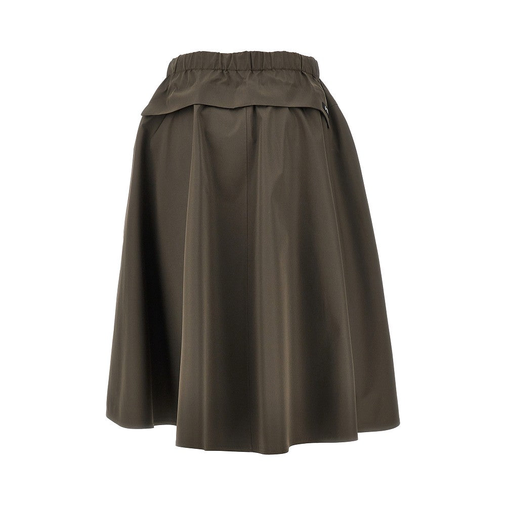 PRADA Technical canvas midi skirt