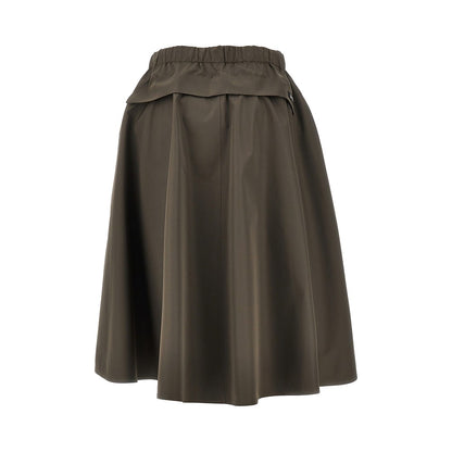 PRADA Technical canvas midi skirt