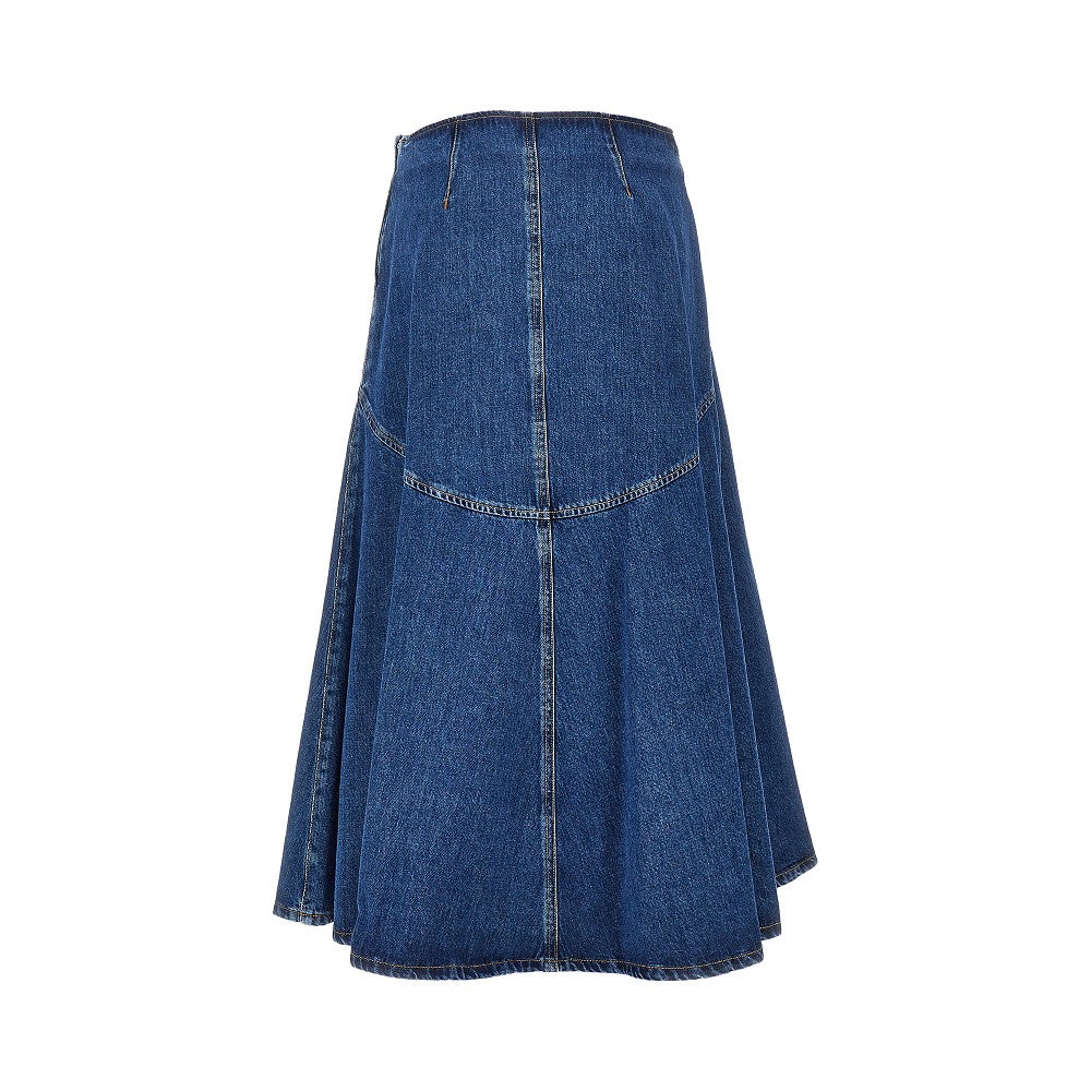 Weekend Max Mara Cotton denim long skirt