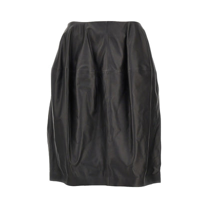 TOTEME Nappa leather knee-length skirt