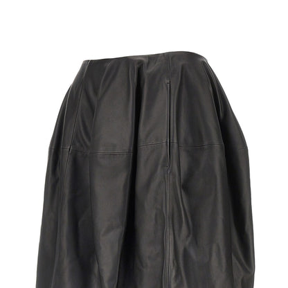 TOTEME Nappa leather knee-length skirt