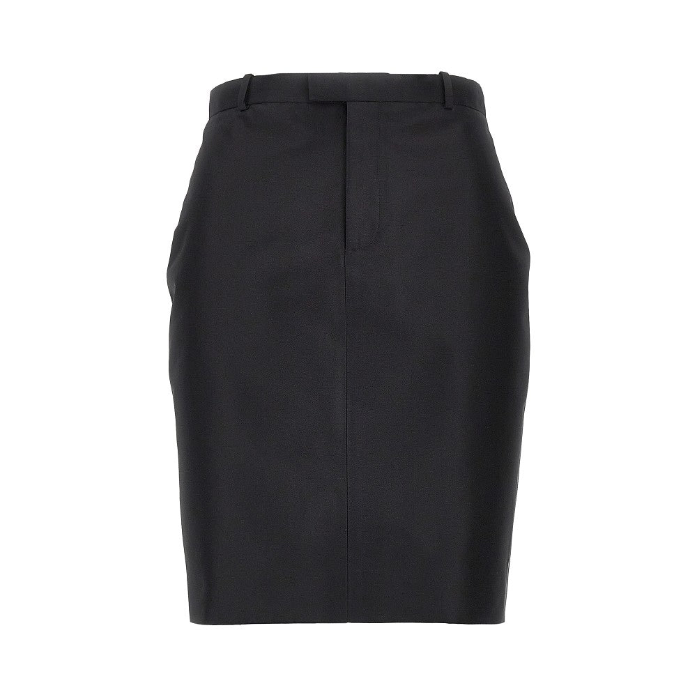GUCCI Silk faille pencil skirt