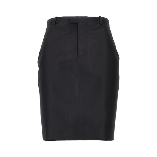 GUCCI Silk faille pencil skirt
