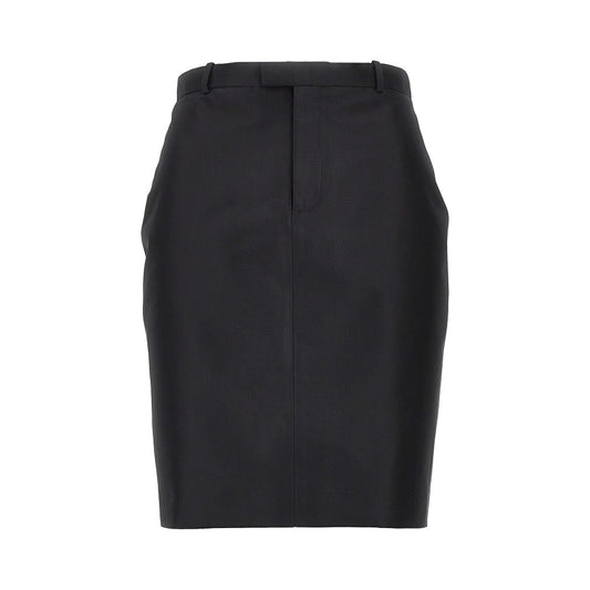 GUCCI Silk faille pencil skirt