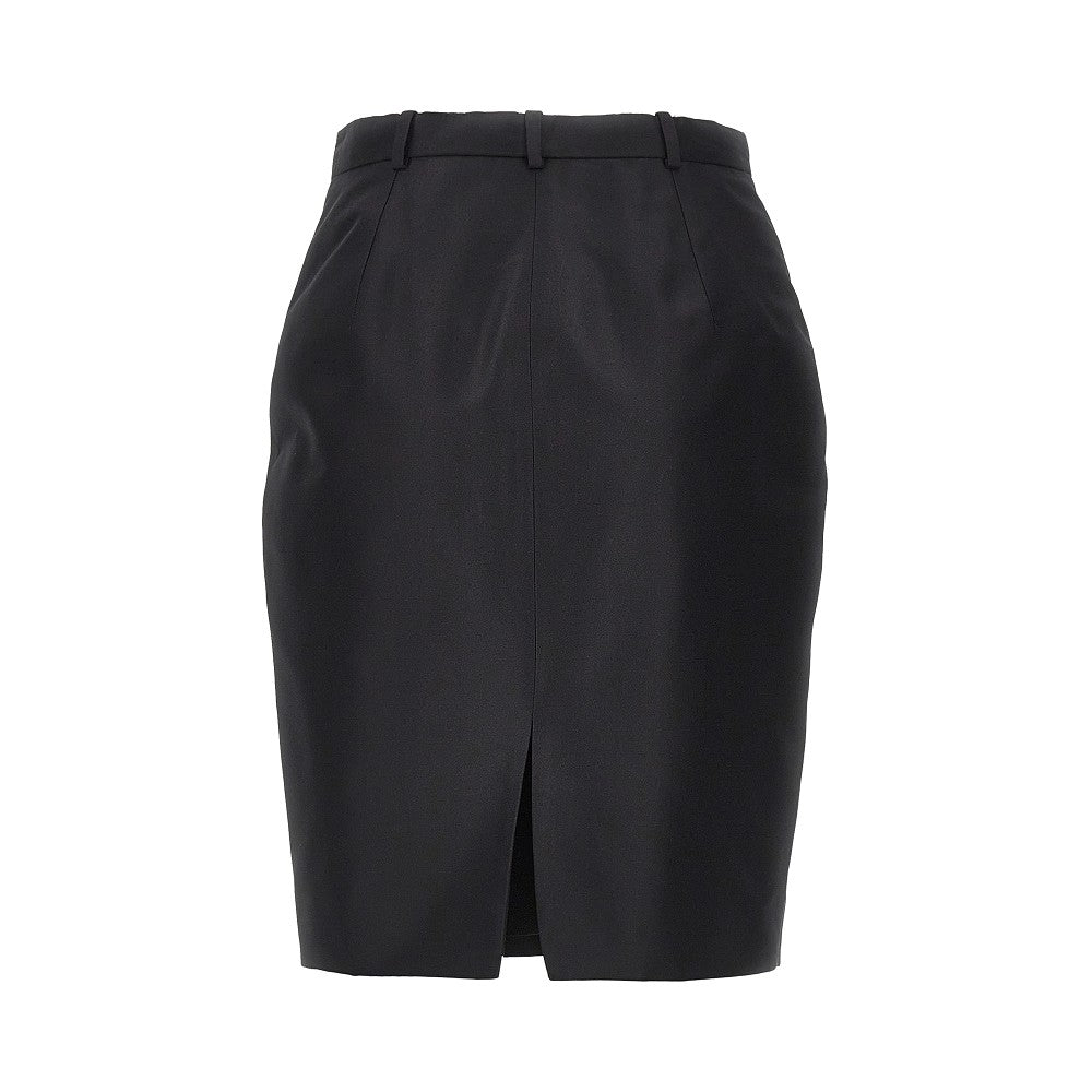 GUCCI Silk faille pencil skirt