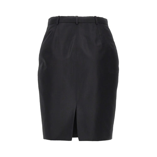 GUCCI Silk faille pencil skirt