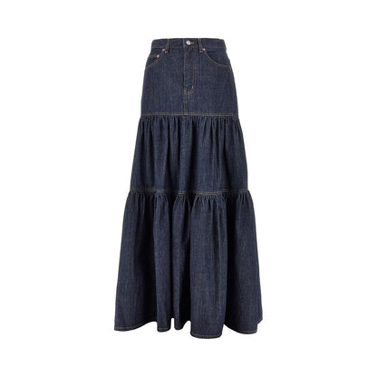 SAINT LAURENT Country' denim skirt
