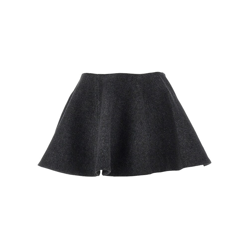 Ganni Wool-blend mini skirt