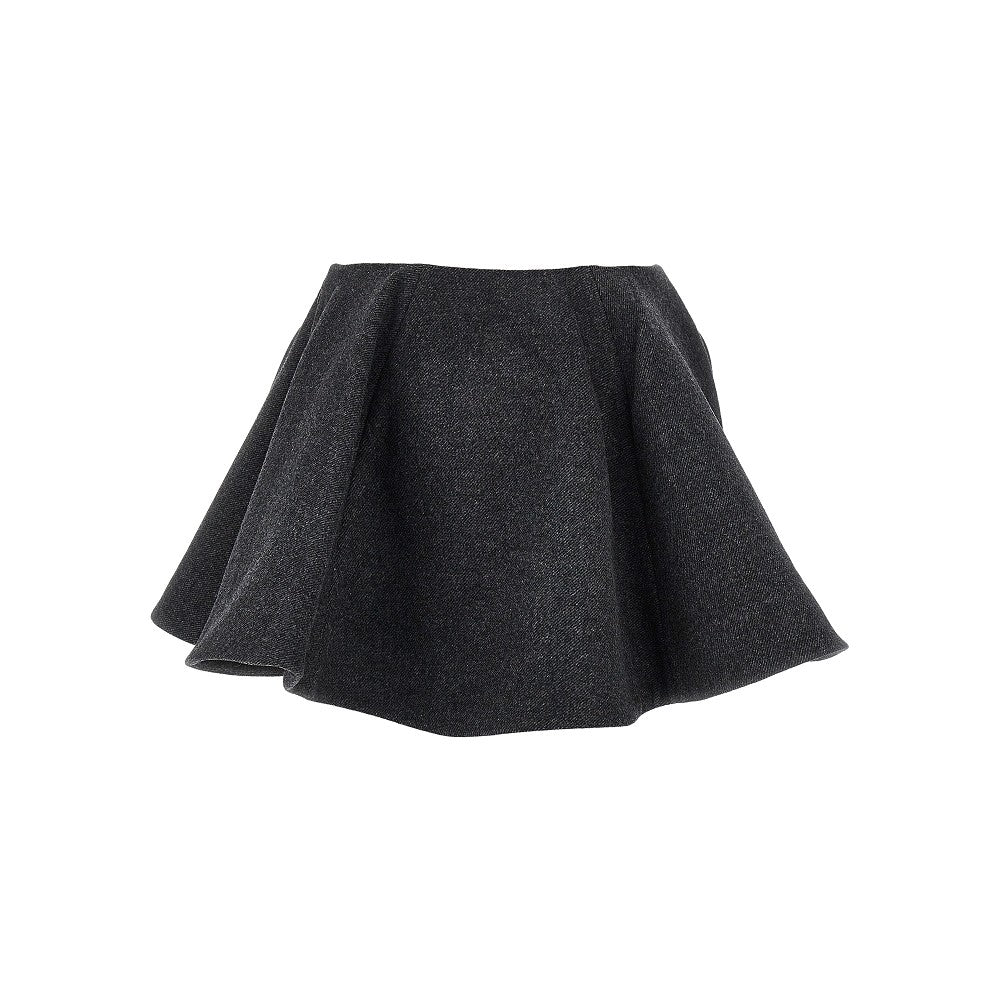 Ganni Wool-blend mini skirt