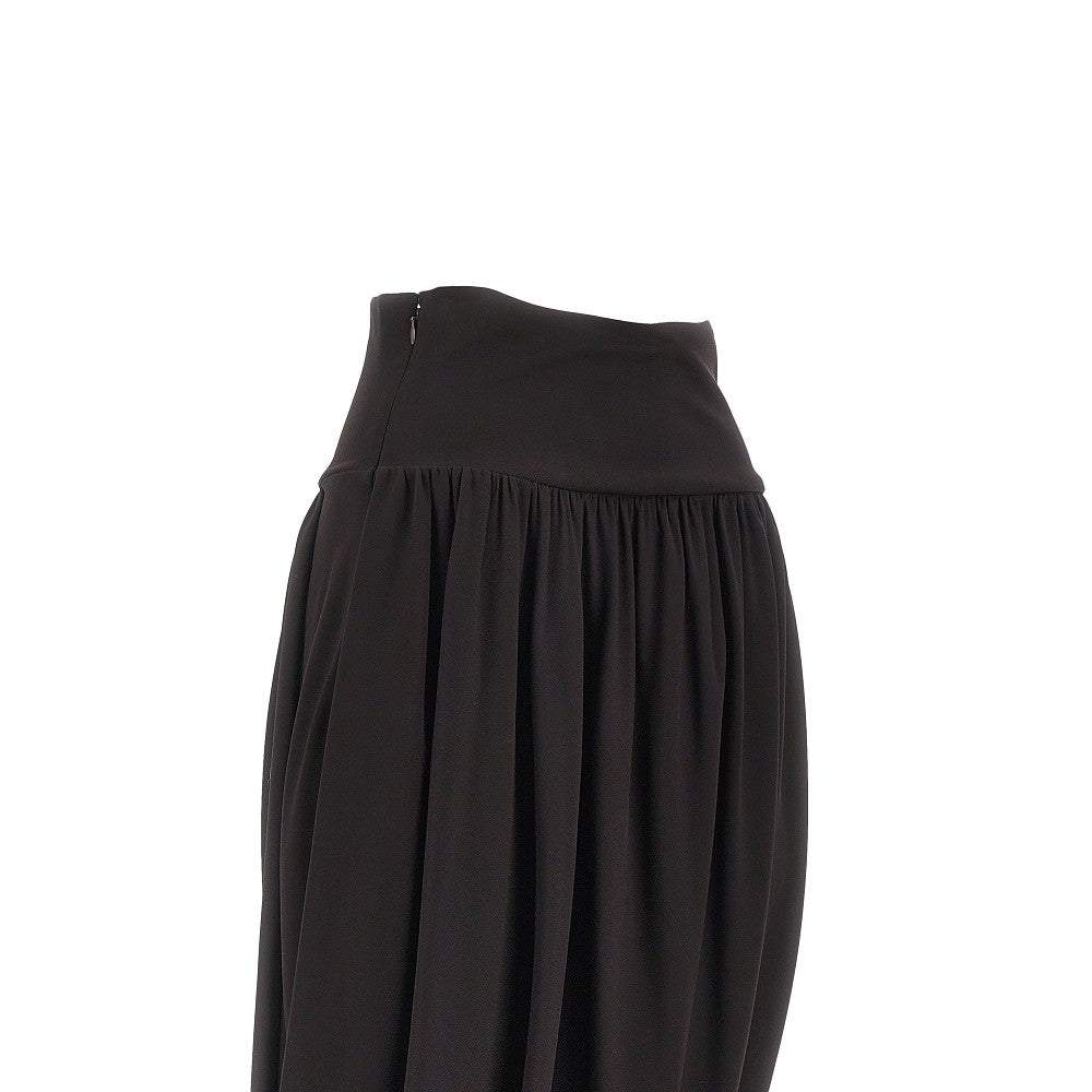 ALAIA Draped jersey skirt