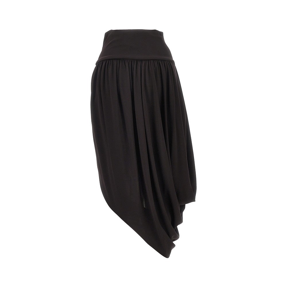 ALAIA Draped jersey skirt
