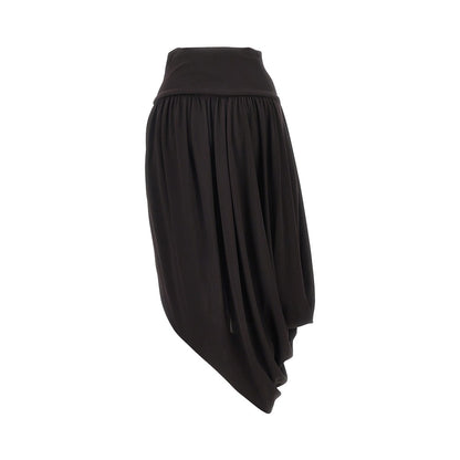 ALAIA Draped jersey skirt