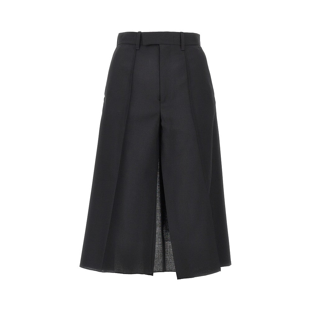 Phoebe Philo Light wool short-skirt