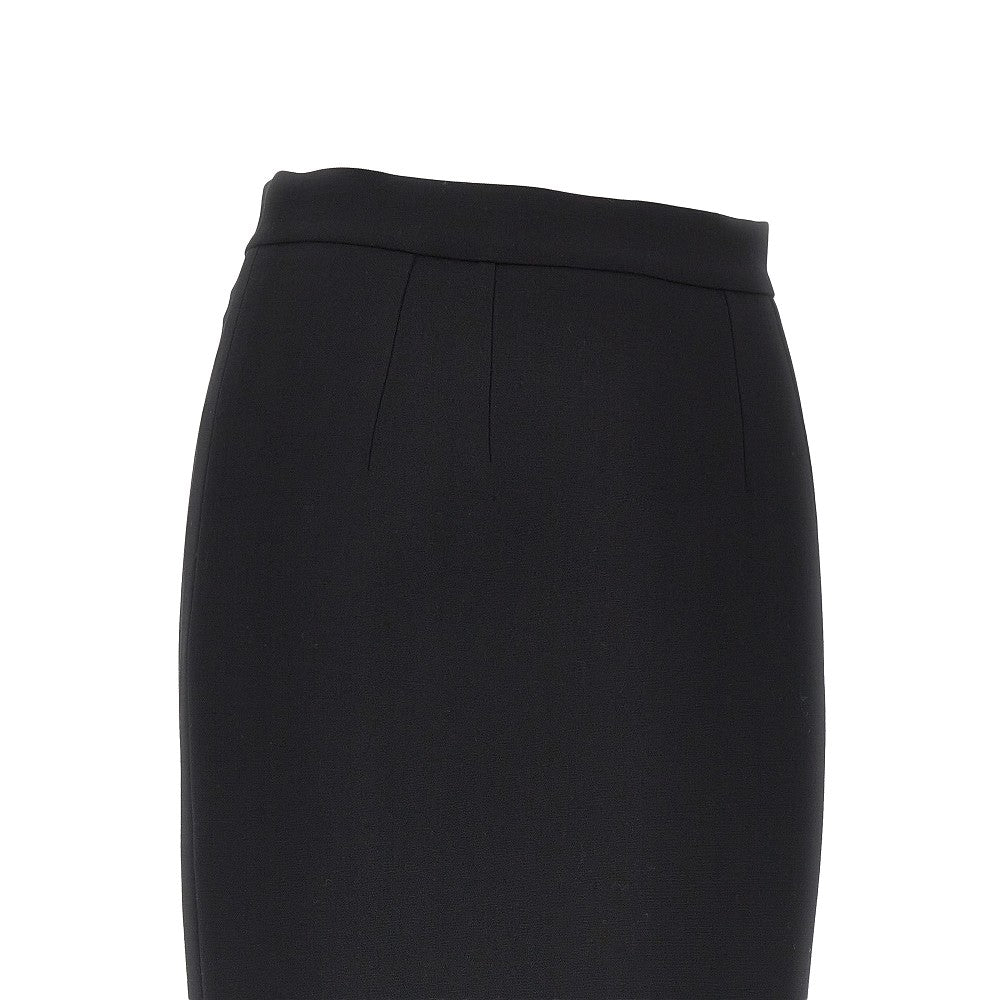 DOLCE&GABBANA Stretch wool midi skirt