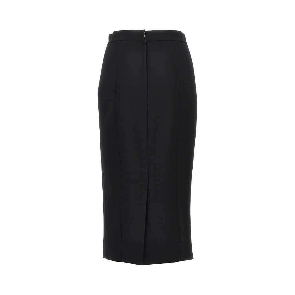 DOLCE&GABBANA Stretch wool midi skirt