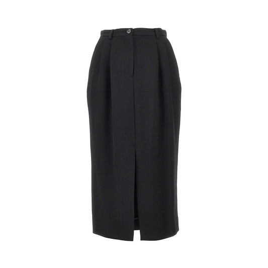 Dolce & Gabbana Grain de poudre wool skirt