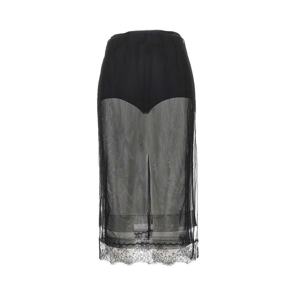 DOLCE&GABBANA Tulle midi skirt