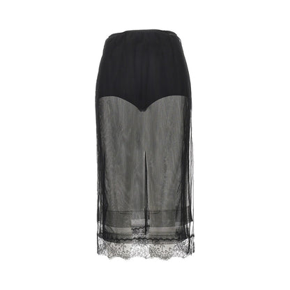 DOLCE&GABBANA Tulle midi skirt