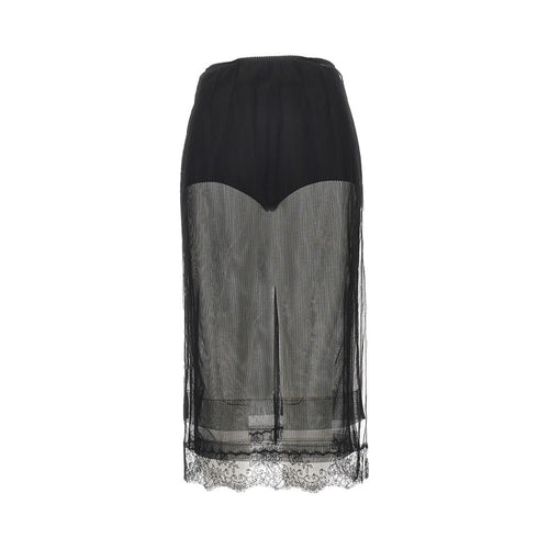 DOLCE&GABBANA Tulle midi skirt