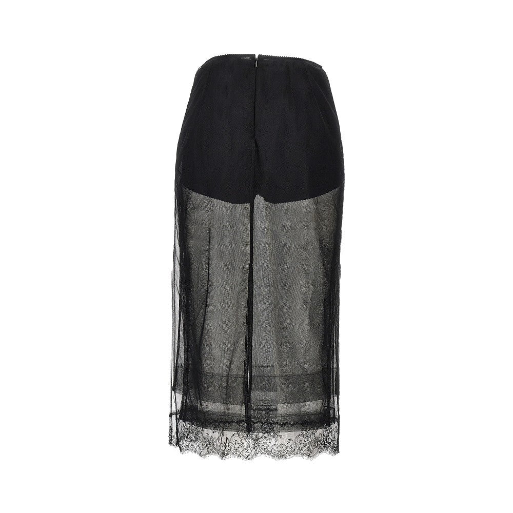 DOLCE&GABBANA Tulle midi skirt