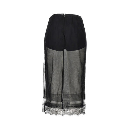 DOLCE&GABBANA Tulle midi skirt