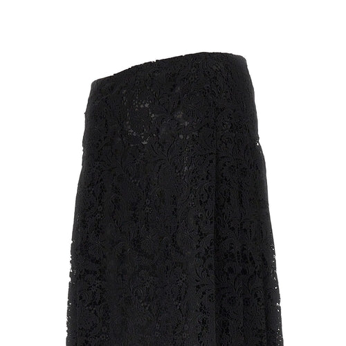 FENDI Macramè lace midi skirt