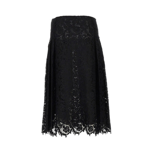 FENDI Macramè lace midi skirt