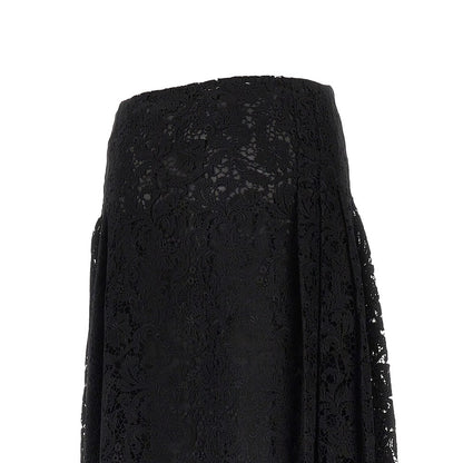 FENDI Macramè lace midi skirt