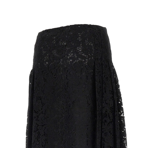 FENDI Macramè lace midi skirt