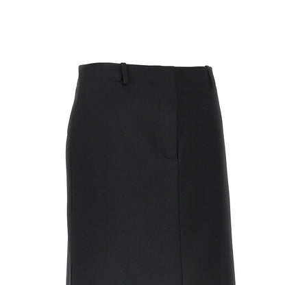 FENDI Grain de poudre wool midi skirt