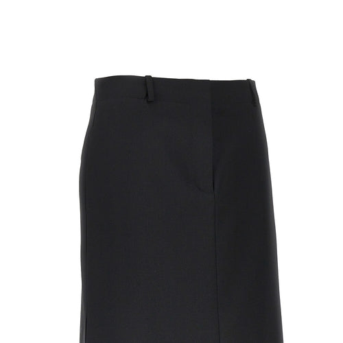 FENDI Grain de poudre wool midi skirt