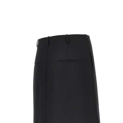 FENDI Grain de poudre wool midi skirt