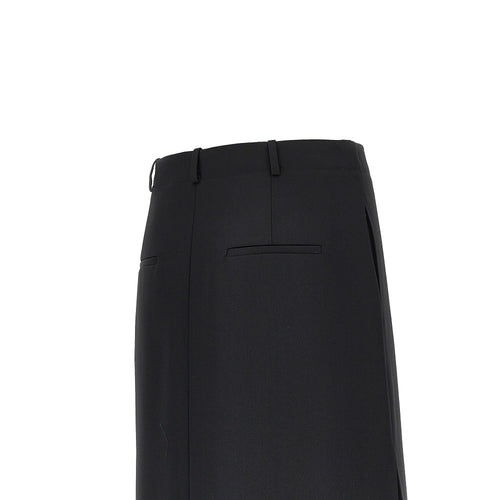 FENDI Grain de poudre wool midi skirt