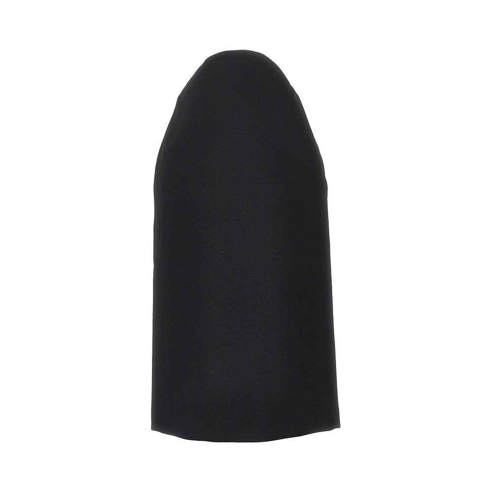 JIL SANDER Sablé wool midi skirt