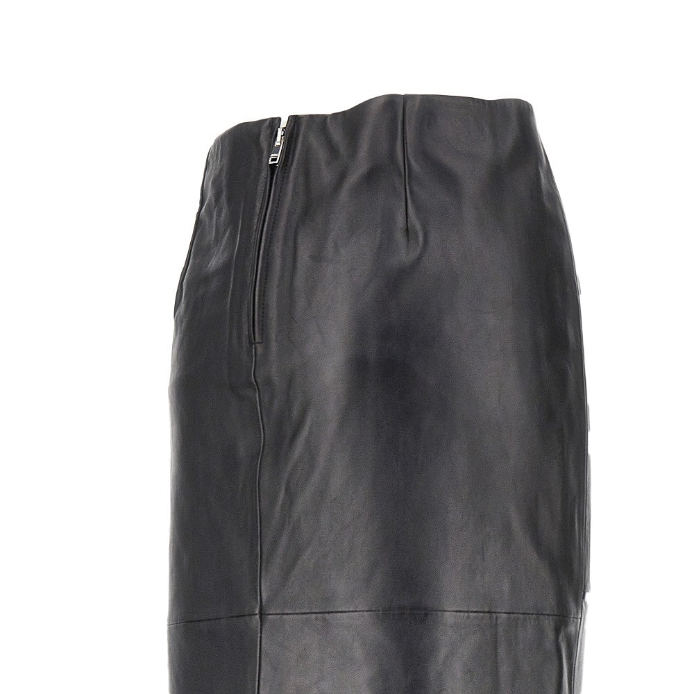 Isabel Marant 'Tuline' leather midi skirt