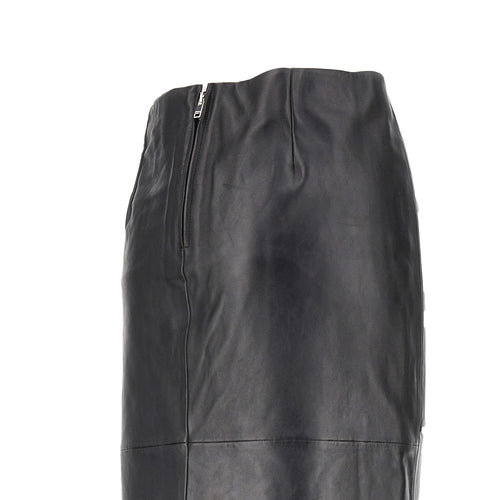Isabel Marant 'Tuline' leather midi skirt