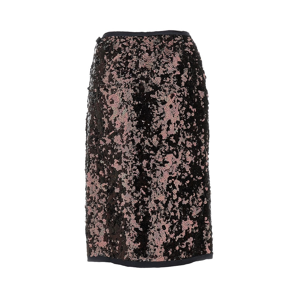 PRADA Sequinned midi skirt