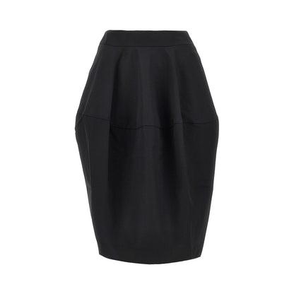 JACQUEMUS Ovalo' wool skirt