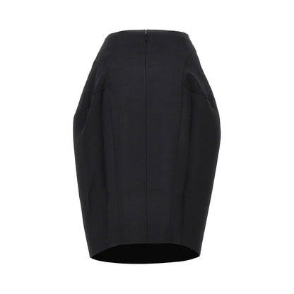JACQUEMUS Ovalo' wool skirt