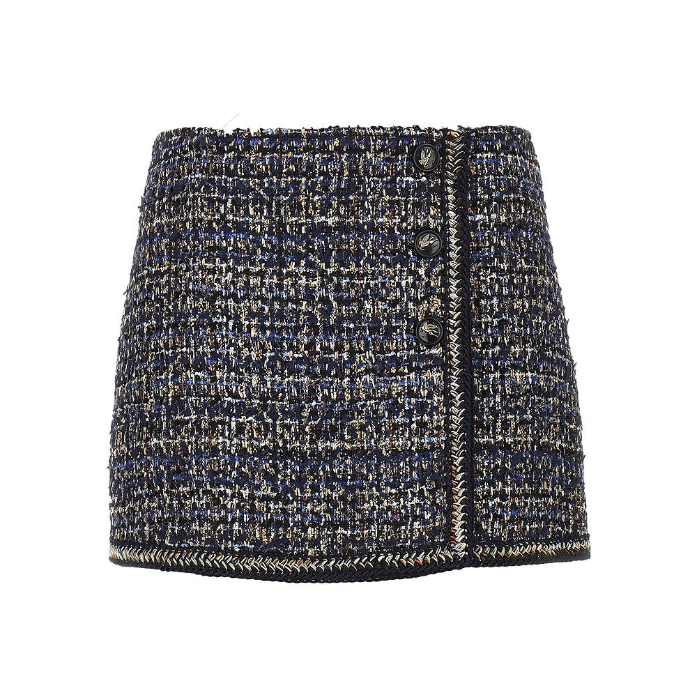 Etro Wool-blend tweed mini skirt