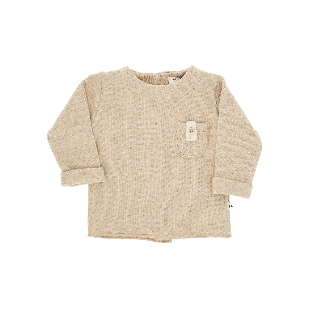 1 + in the Family Cotton-blend top