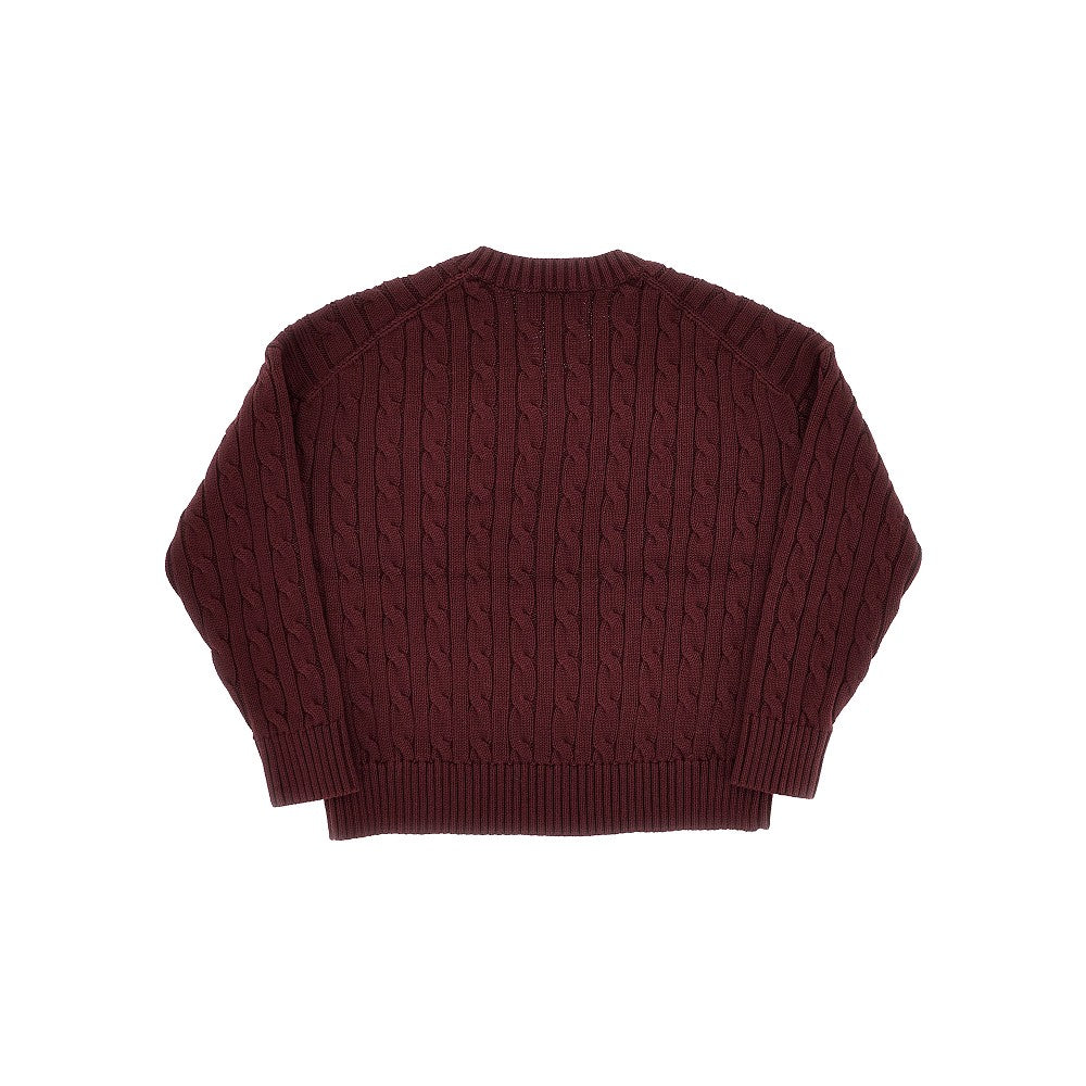 RALPH LAUREN Cable knit cotton sweater