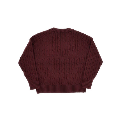 RALPH LAUREN Cable knit cotton sweater