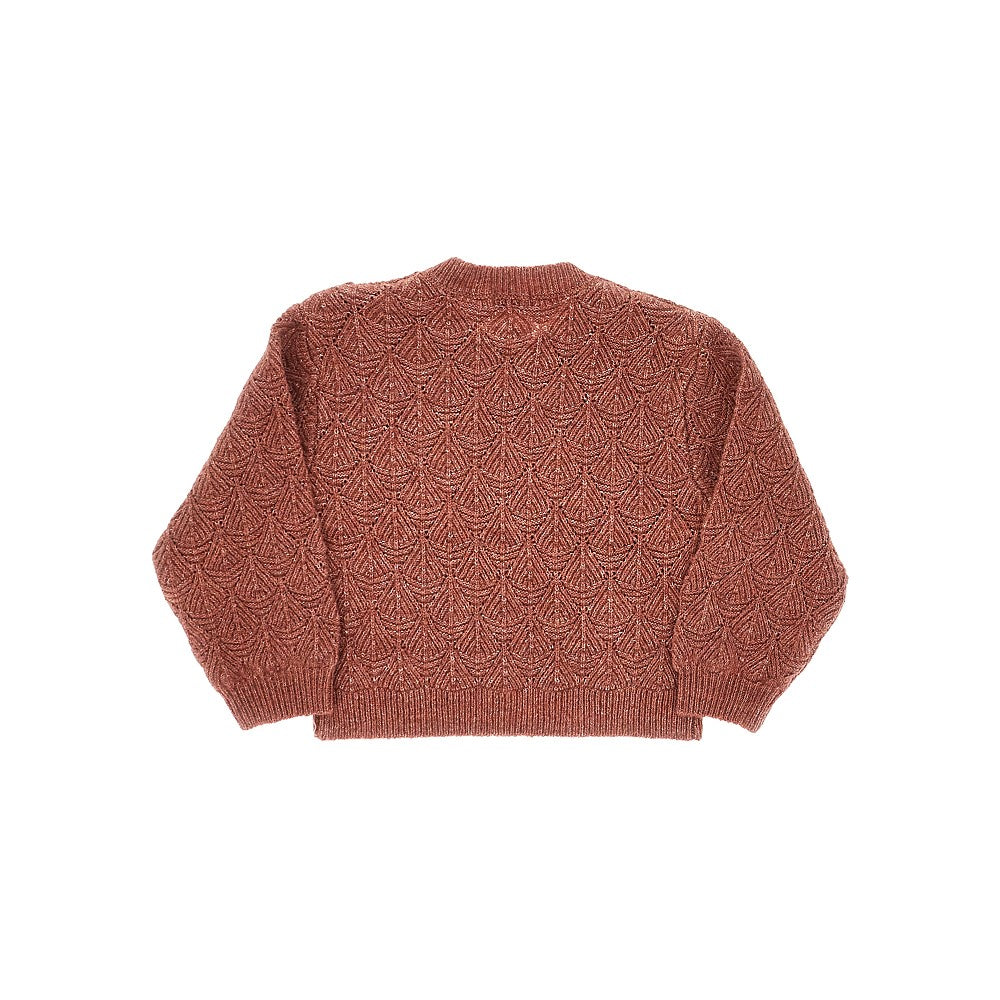 Mayoral Wrap-over effect alpaca-blend sweater