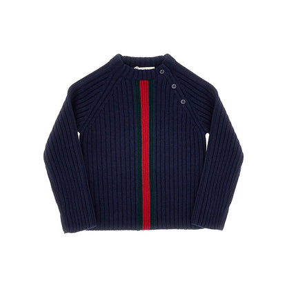 GUCCI Wool sweater with Web Ribbon