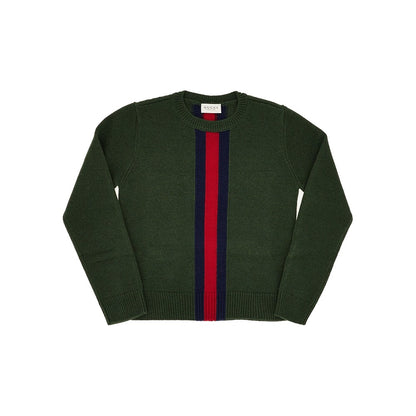 GUCCI Wool sweater with Web Ribbon