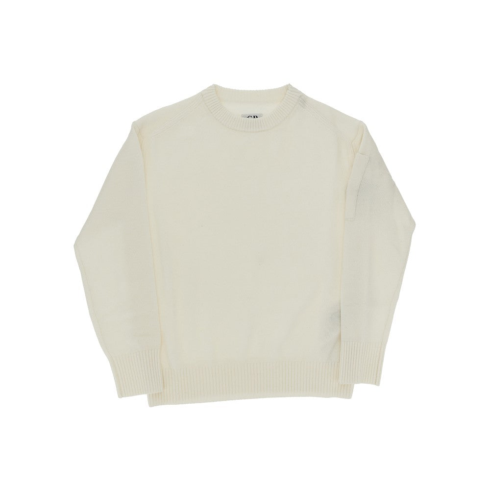 C.P. Company Crewneck sweater with Lens detail
