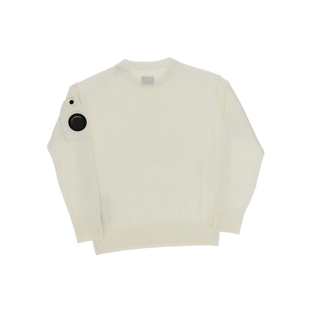 C.P. Company Crewneck sweater with Lens detail