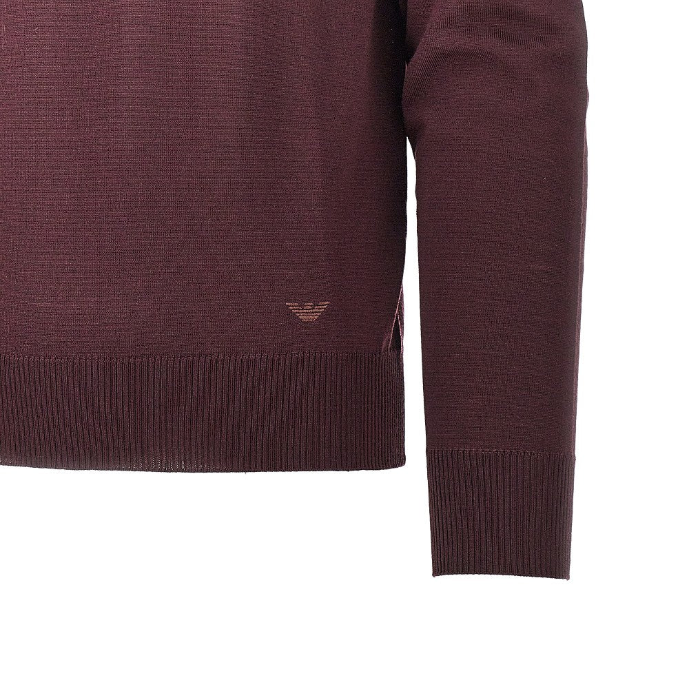 Emporio Armani Fine knit polo sweater